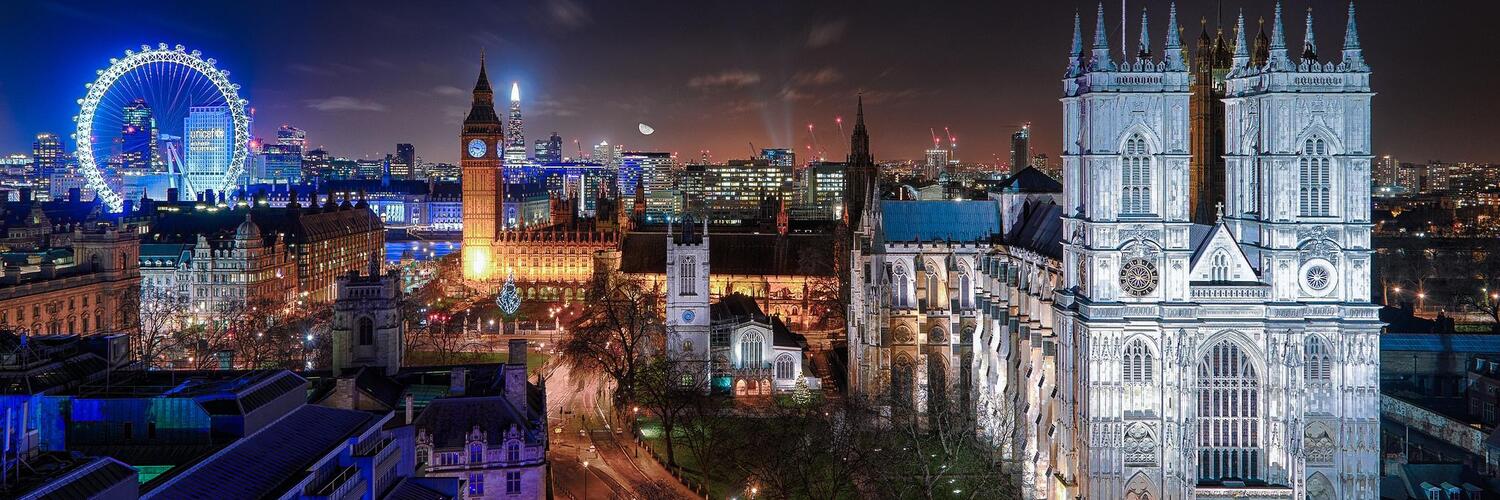 London eye and city