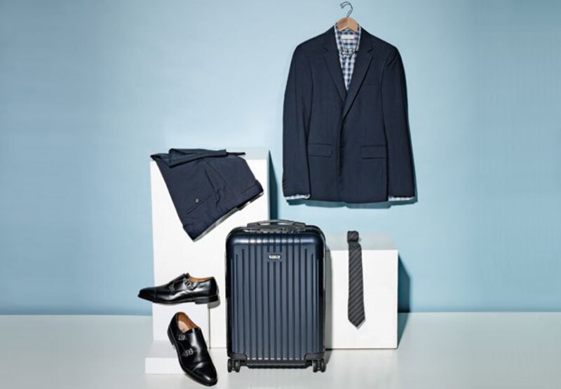 Jacket Suitcase Shoes Tie Pants Harticle