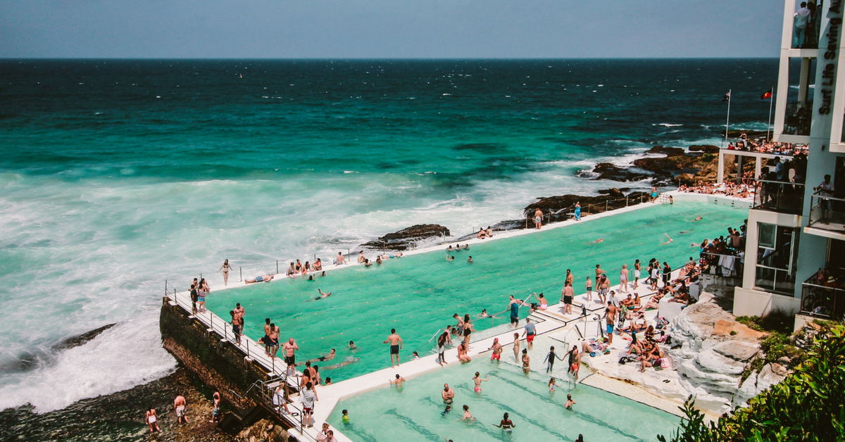 pool near beach 